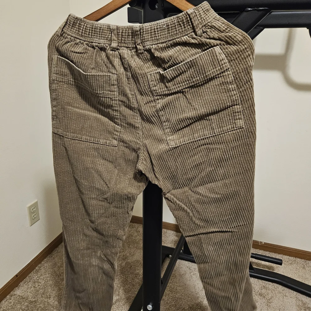 Zara Men's Corduroy Pants - Tan - Picture 2 of 5